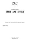 cause and effect