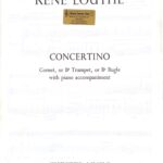 Concertino pour Cornet ou Trompette et Bugle avec Piano