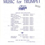 Sobre las Olas pour Trompette et accompagnement de piano