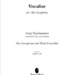 Vocalise - for Alto Saxophone