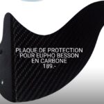 Plaque de protection en carbone pour euphonium Besson