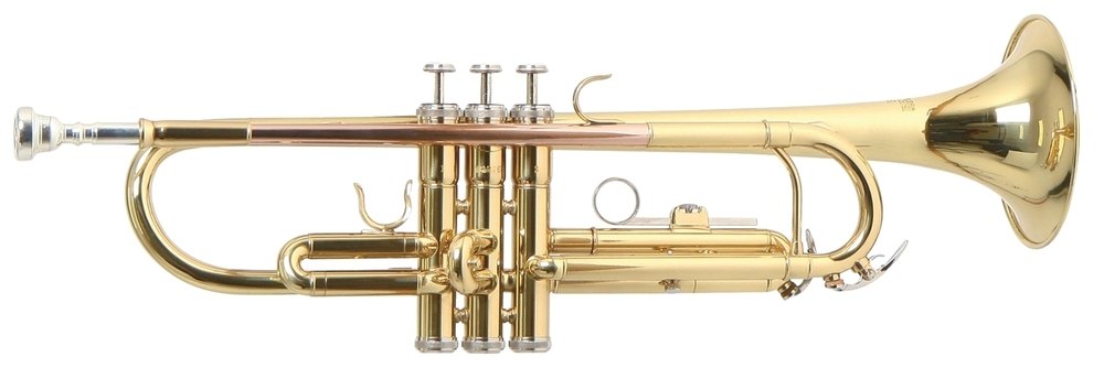 Golden Bb laqué de Poche de clé de la trompette/Mini trompette