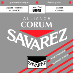 CORDES GUITARE SAVAREZ ALLIANCE CORUM 500R et 500AR - Guitares
