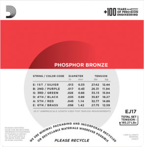 Set Cordes D'Addario EJ17 Medium Tension – Image 2