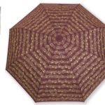 Parapluie Bordeau avec portées or