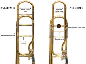 Trombone Ténor Sib/Fa Yamaha 882 OR – Image 3