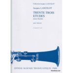 33 Etudes Assez Faciles Volume 1 Clarinette
