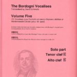 The Bordogni Vocalises Volume 5